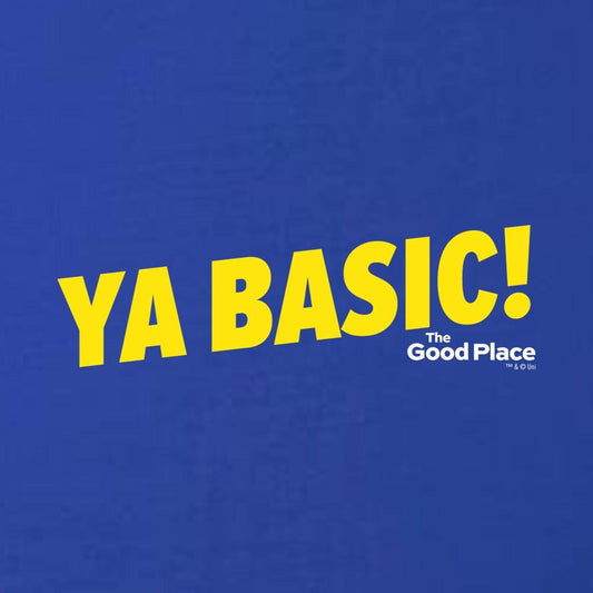 The Good Place Ya Basic Women's Relaxed Scoop Neck T-Shirt-1