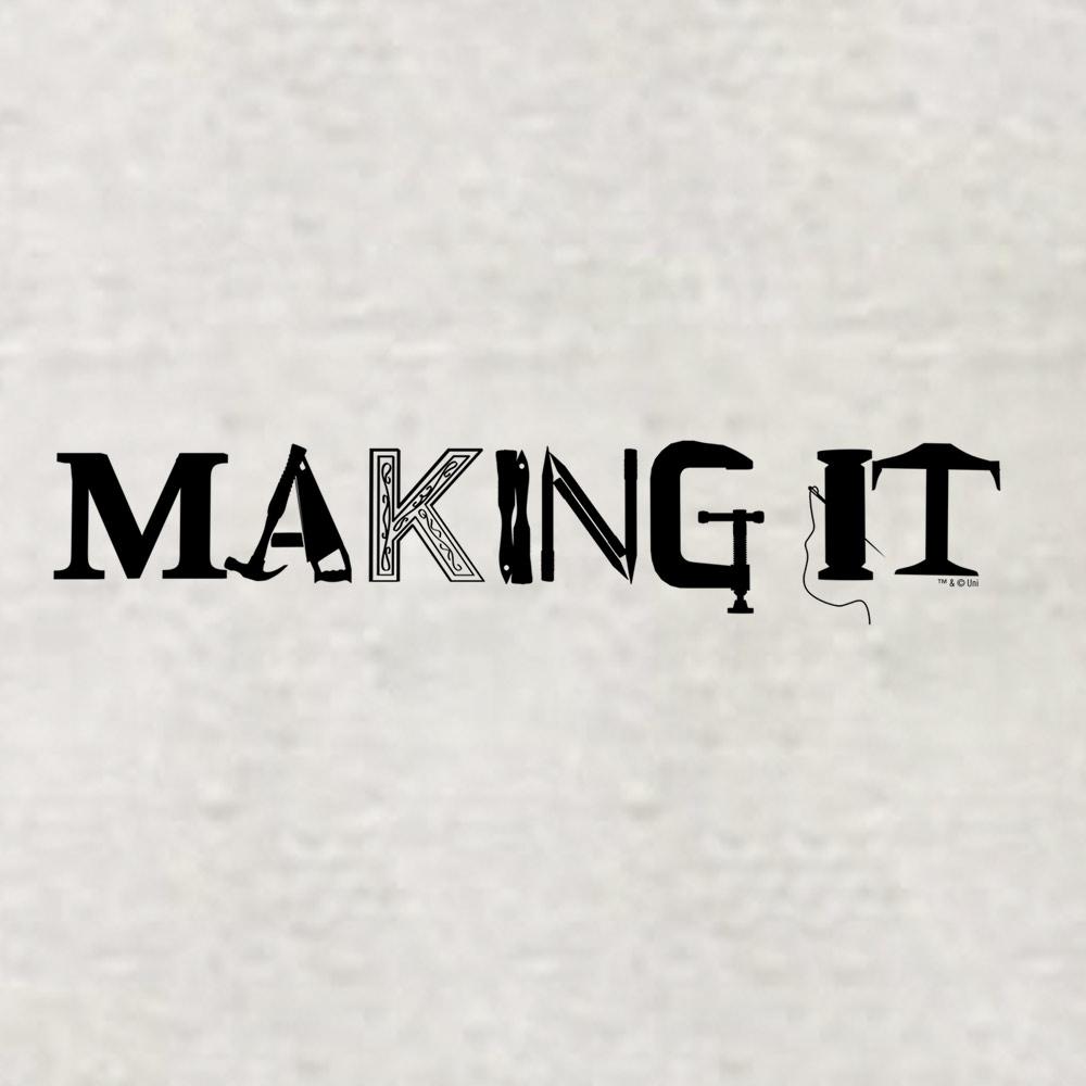 Making It Logo Lightweight Zip Up Hooded Sweatshirt